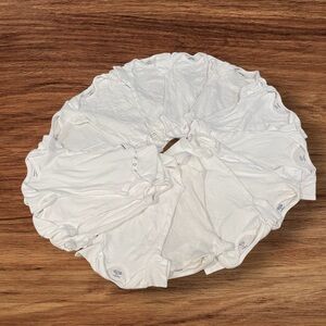 Pack of 14 plain white onesies | 3-6 months